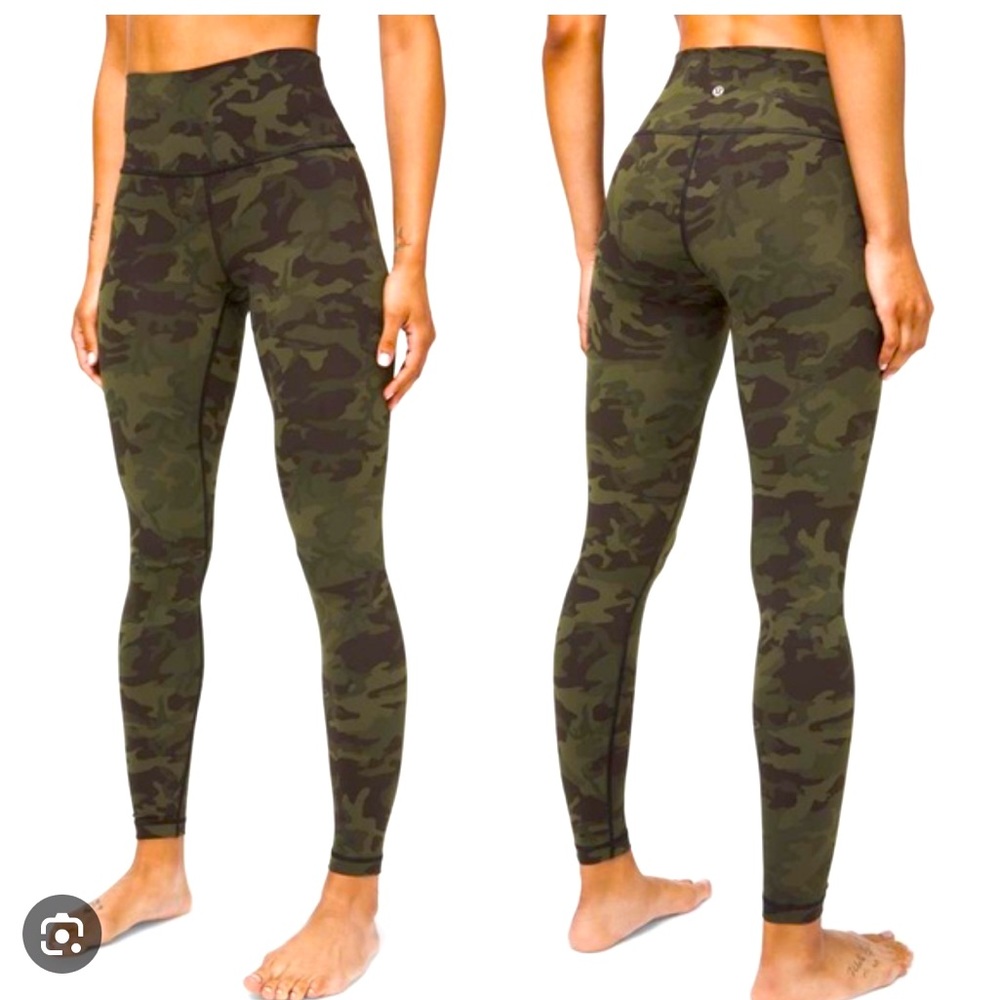 Lululemon High Rise Camo Leggings